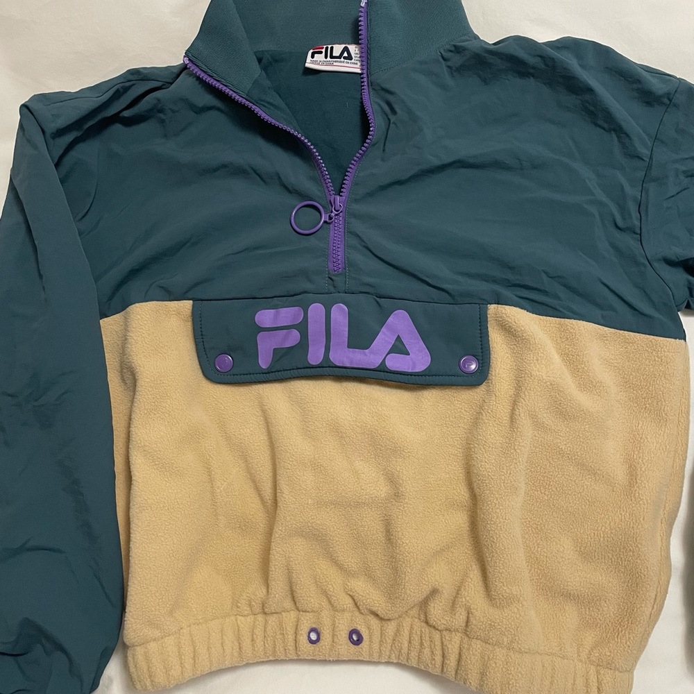 FILA zip up jacket urban outfitters
